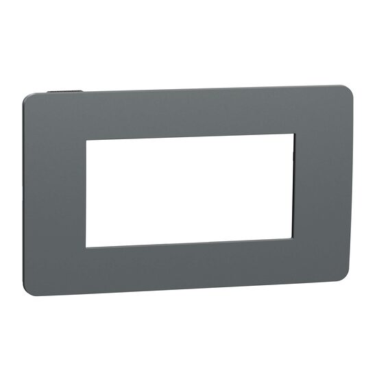 Rama Unica Studio Color 4m gri inchis/negru NOUA UNICA Schneider Electric, NU270422