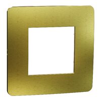 Rama Unica Studio Metal 1 post auriu/bej NOUA UNICA Schneider Electric, NU280260M