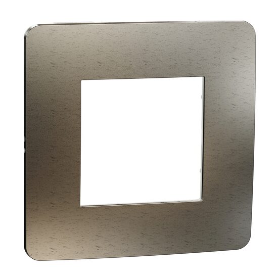 Rama Unica Studio Metal 1 post bronz/alb NOUA UNICA Schneider Electric, NU280250M