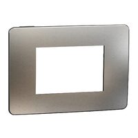 Rama Unica Studio Metal 3m aluminiu/negru NOUA UNICA Schneider Electric, NU270356M