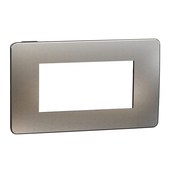 Rama Unica Studio Metal 4m aluminiu/negru NOUA UNICA Schneider Electric, NU270456M