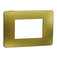 Rama Unica Studio Metal 3m auriu/negru NOUA UNICA Schneider Electric, NU270362M