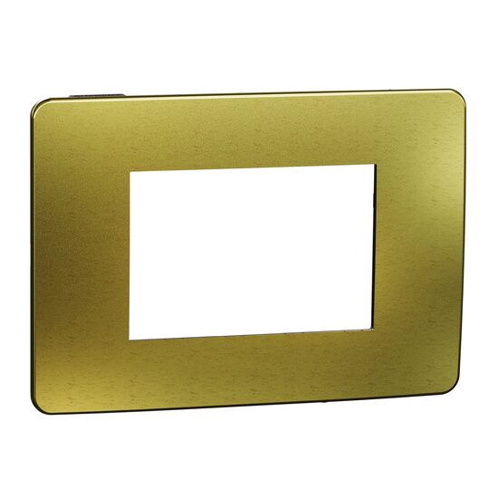 Rama Unica Studio Metal 3m auriu/negru NOUA UNICA Schneider Electric, NU270362M