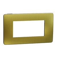 Rama Unica Studio Metal 4m auriu/negru NOUA UNICA Schneider Electric, NU270462M