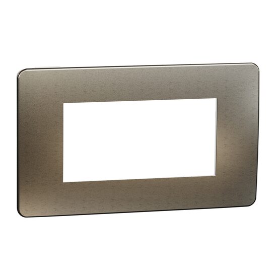 Rama Unica Studio Metal 4m bronz/alb NOUA UNICA Schneider Electric, NU270450M