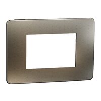 Rama Unica Studio Metal 3m bronz/negru NOUA UNICA Schneider Electric, NU270352M