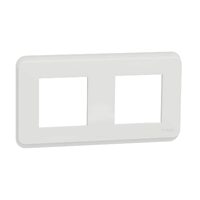 Rama Unica Pro 2 posturi alb antibacterian NOUA UNICA Schneider Electric, NU400420