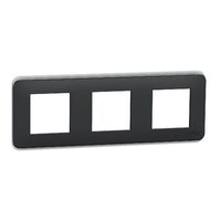 Rama Unica Pro 3 posturi antracit NOUA UNICA Schneider Electric, NU400654