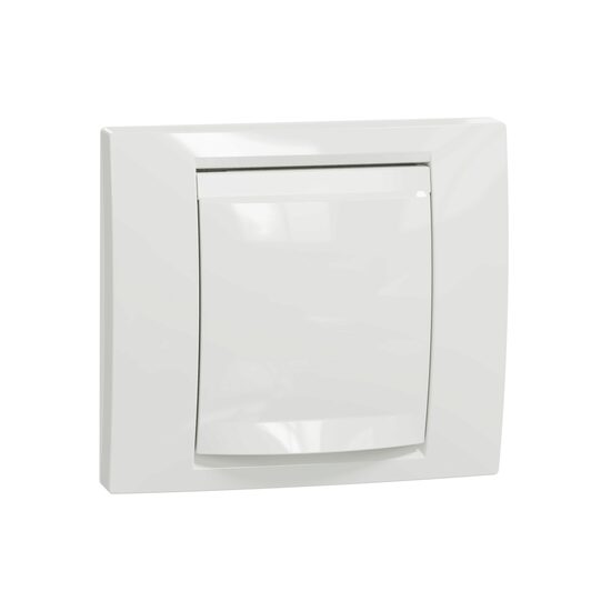 Rama IP44+suport fixare, 1 post, alb NOUA UNICA Schneider Electric, NU044218