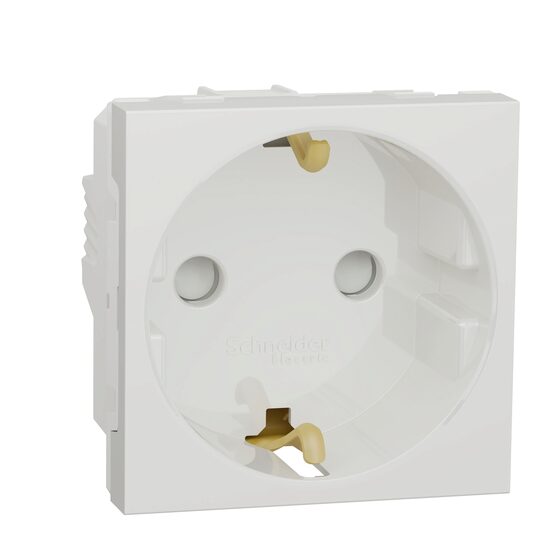 Priza 2P+E 16A, obturatoare, alb NOUA UNICA Schneider Electric, NU303718