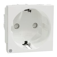 Priza 2P+E 16A, obturatoare, alb antibacterian NOUA UNICA Schneider Electric, NU303720