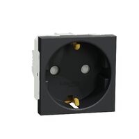 Priza 2P+E 16A, obturatoare, antracit NOUA UNICA Schneider Electric, NU303754
