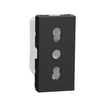 Priza italiana 1m 16A 2P+E, antracit NOUA UNICA Schneider Electric, NU302354