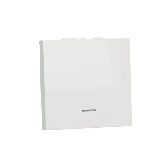 Intrerupator 16A, 2m cu indicator luminos, cu surub, alb NOUA UNICA Schneider Electric, NU326118N