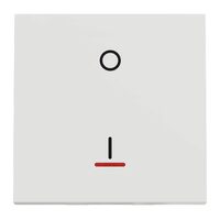 Intrerupator bipolar 16A indicator luminos 2m, surub, alb NOUA UNICA Schneider Electric, NU326218S