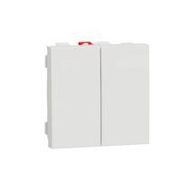 Intrerupator cap scara dublu 10A 2m alb NOUA UNICA Schneider Electric, NU321318