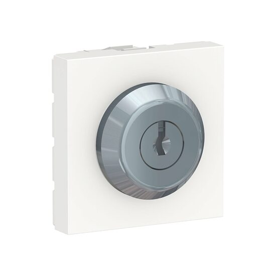 Intrerupator cheie alb, surub 3 pozitii 16A 2m NOUA UNICA Schneider Electric, NU370118