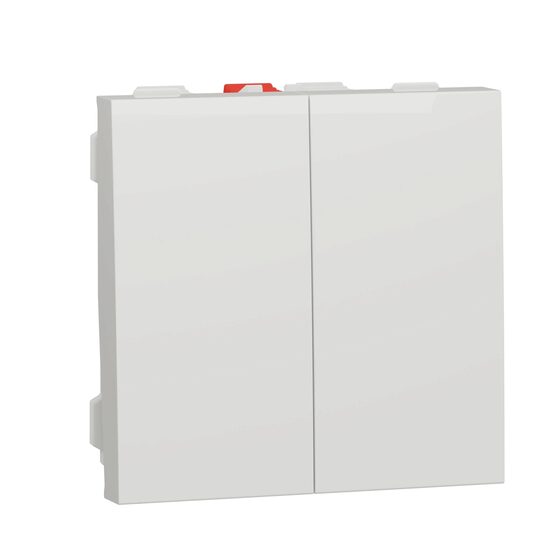 Intrerupator dublu 10A 2m alb NOUA UNICA Schneider Electric, NU321118