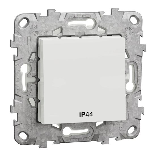 Intrerupator cap scara IP44+suport fixare, alb NOUA UNICA Schneider Electric, NU528218