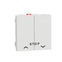 Intrerupator jaluzele cu Stop 6A, 2m, alb NOUA UNICA Schneider Electric, NU323718