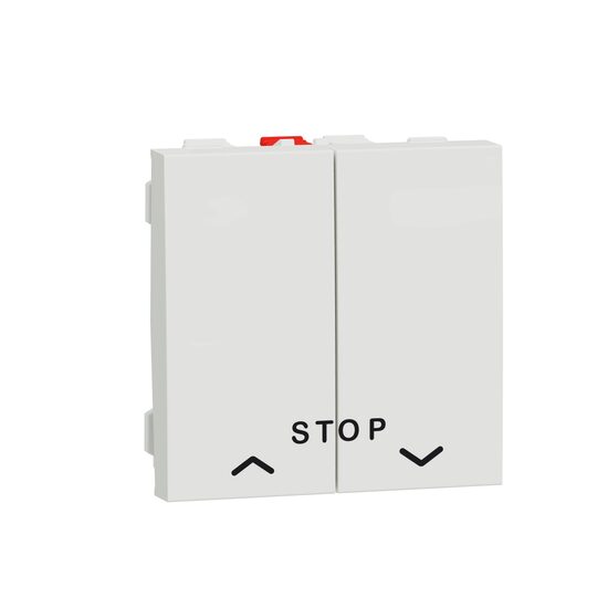 Intrerupator jaluzele cu Stop 6A, 2m, alb NOUA UNICA Schneider Electric, NU323718
