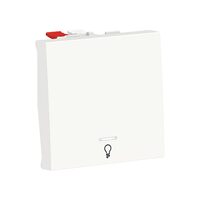 Intrerupator revenire 10A 2m simbol lumina indicator luminos alb NOUA UNICA Schneider Electric, NU320618LN