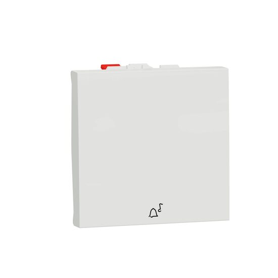 Intrerupator revenire 10A 2m simbol sonerie alb NOUA UNICA Schneider Electric, NU320618C