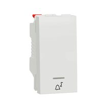 Intrerupator revenire simbol sonerie lampa localizare 10A 1m alb NOUA UNICA Schneider Electric, NU310618CN