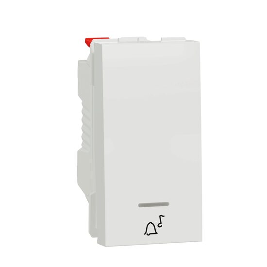 Intrerupator revenire simbol sonerie lampa localizare 10A 1m alb NOUA UNICA Schneider Electric, NU310618CN