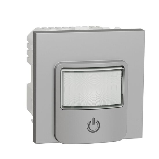 Detector miscare cu Intrerupator I/O 10A, aluminiu NOUA UNICA Schneider Electric, NU352530