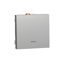 Intrerupator revenire 10A 2m indicator luminos,alu NOUA UNICA Schneider Electric, NU320630N