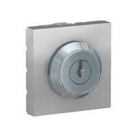 Intrerupator revenire cheie 3 pozitii 16A 2m, aluminiu NOUA UNICA Schneider Electric, NU373130