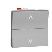 Intrerupator revenire jaluzele 6A, 2m, aluminiu NOUA UNICA Schneider Electric, NU320730