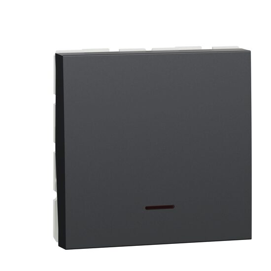 Intrerupator bipolar+indicator luminos 32A antracit NOUA UNICA Schneider Electric, NU323254S