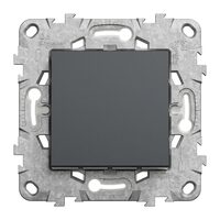 Intrerupator cap scara IP44+suport fixare, antracit NOUA UNICA Schneider Electric, NU528254