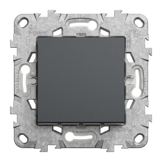 Intrerupator cap scara IP44+suport fixare, antracit NOUA UNICA Schneider Electric, NU528254