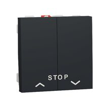 Intrerupator jaluzele cu Stop 6A, 2m,antracit NOUA UNICA Schneider Electric, NU323754