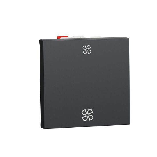Selector turatie ventilator 10A 2m, antracit NOUA UNICA Schneider Electric, NU320354VMC