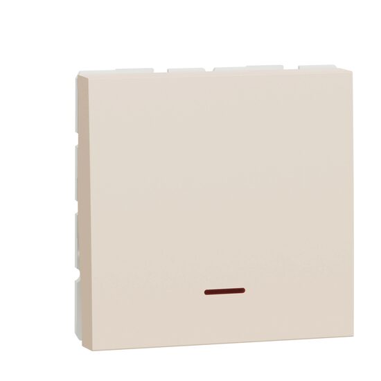 Intrerupator bipolar+indicator luminos 32A bej NOUA UNICA Schneider Electric, NU323244S