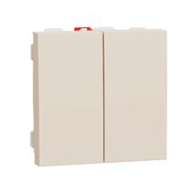 Intrerupator cap scara dublu 10A 2m bej NOUA UNICA Schneider Electric, NU321344