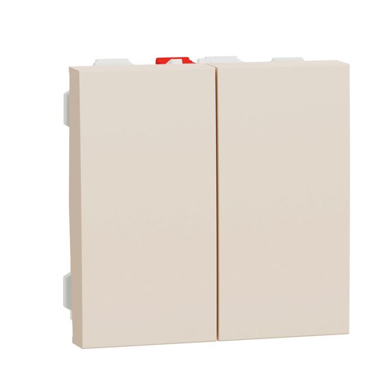 Intrerupator cap scara dublu 10A 2m bej NOUA UNICA Schneider Electric, NU321344