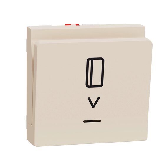 Intrerupator cartela NO/NC 10AX 2m bej NOUA UNICA Schneider Electric, NU328344