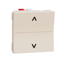 Intrerupator revenire jaluzele 6A, 2m, bej NOUA UNICA Schneider Electric, NU320744