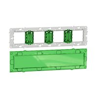 Suport fix plastic+capac protectie 10m/4p NOUA UNICA Schneider Electric, NU7008C