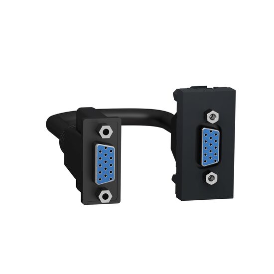 Noua Unica, Priza HD15 mama (VGA) 1m, antracit NOUA UNICA Schenider Electric, NU343254