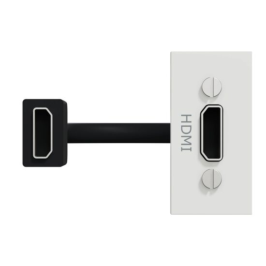 Noua Unica, Priza HDMI precablata 1m, alb NOUA UNICA Schenider Electric, NU343018