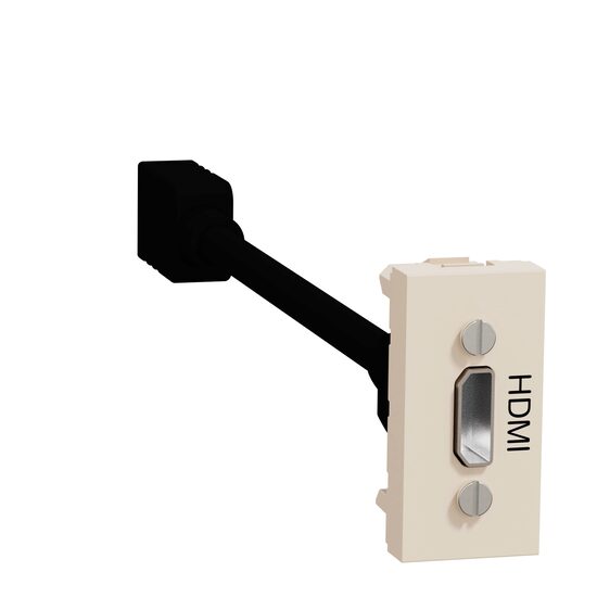 Noua Unica, Priza HDMI precablata 1m, bej NOUA UNICA Schenider Electric, NU343044