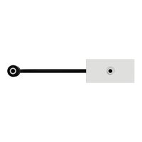 Noua Unica, Priza mini jack 3.5mm 1m, alb NOUA UNICA Schenider Electric, NU343318