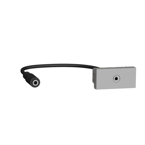 Noua Unica, Priza mini jack 3.5mm 1m, aluminiu NOUA UNICA Schenider Electric, NU343330