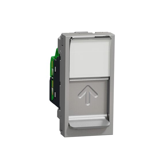 Noua Unica, Priza RJ45, CAT6A FTP, 1m, aluminiu NOUA UNICA Schenider Electric, NU344830